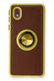 Aconcept Galaxy A01 Core Case Montreal Silicone Cover with Ring (224102) - Yellow