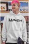 Billie Eilish Lunch Singer Back Printed Unisex Oversize Combed Cotton Hoodie - 2