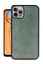 Aconcept iPhone 14 Pro Max Case Aras Leather Cover - (103807) Dark Green