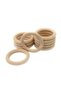 Amigurumi Wooden Teether Ring 90mm (5 Pieces) - Natural Wooden Macrame Ring Bag Handle Amigurumi - 2