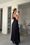 Tulle Dress with Ip Straps and Inner Lining - Black - 6