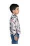 Boys Pink Abstract Printed Casual Shirt - 3
