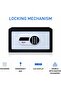 Safety Solutions O-Squire Digital Safe; 24 Months ; 9 Liter Capacity, Ideal for Home Office Hotel Use, Cash Documents, Black/White - 5