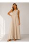 Women's Crew Neck Sleeveless Loose Long Dress Casual Comfortable Cut
