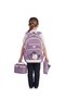 Relaxion 1920 Primary School Girls' Purple Ergonomic School Bag Set of 3 with Lunch Box and Pen Holder - 2