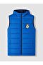Hooded Real Madrid Embroidered Boys' Puffer Vest (W6) - 5