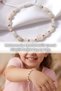 Macrame Rope Adjustable Children's Bracelet Natural Stone Opalite Stone, Citrine Stone, Amethyst Stone, Fluorite Stone, Pink Quartz Stone, Tourmaline Stone, Moonstone