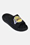 Men LA Lakers Primary Logo Slip on Slides, Black