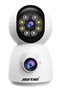 4MP Indoor Dual Lens Wi-Fi Security Camera with PTZ Control, Full Color Night Vision, Auto Tracking, Motion Detection, Two-Way Audio, HD Video, Security Alarm, Baby & Pet Monitoring, Remote Vie