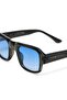 Club Stromboli Blue Lens Sunglasses Transparent Smoked - 4