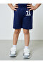 Boys Navy Graphic T-Shirt and Shorts Sport Set - 4