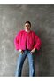 Fuchsia Faux Fur Jacket |   F1615 - 3