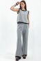 طقم تونيك من الكتان الملون وبنطلون واسع الساق من MSN