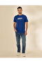 Men Blue Graphic T-Shirt - 5