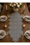 Çark Silver Lace Runner/Table-Console Cover
