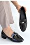 Owes Black Leather Heeled Shoes - 2