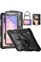 Hard Case for Samsung Galaxy Tab S11 (2025) 11 inch, Shockproof Design with Hand Strap Case Cover