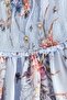 Frill-trimmed smocked-bodice dress - 6