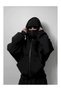 Oversize Zippered Snow Mask Hoodie – Unisex - 2
