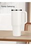 40 oz Water Bottle with Handle and Flip Straw - Fits in Cup Holder, Leak Resistant 40oz Tumbler Leak Proof Insulated Stainless Steel - 8