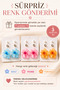 Silvery Colored Flower Earrings – Surprise Color Delivery - 8