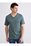 Original V-Neck Combed Cotton Men's T-Shirt - 4
