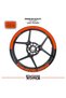 Ktm Duke 125 Wheel Rim Strip – Half Rim Cover & Duke 125 Lettering Sticker Set