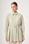 Women's Collared Knitwear Poplin Shirt Mint 31444