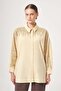Women's Shoulder Stone Embellished Shirt Yellow 31434 - 5