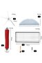 Replacement brush head kit for Roborock S7 T8Plus T7s S7 Maxv Ultra S8 Pro Ultra robot vacuums, including 1 main brush head and 5 side brush heads. - 2