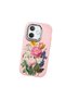 Oppo A5 Pro 5g Compatible Case Camera Protector Pink Silicone Couple Phone Case with Floral Pattern - 3