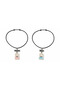 Best Friends Friendship Necklace Gift Set with Double Milk Box Figures - 3