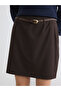 Original Buy Belted Patterned Mini Skirt Shorts - 4