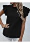 Women's Short Sleeve Ruffle Collar Wrap Blouse