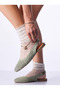 Monks Genuine Leather Green Suede - 3