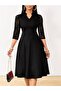 Women's Short Sleeve V-Neck Lace Short Imported Crepe Dress