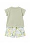 Benetton Baby Boy Animal Figure Printed Set 3 Months 18 Months Green - 2