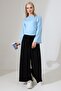 Women's Modal Crew Neck Long Sleeve Blouse - 3