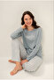 Women'S, Long Sleeve, (Socks Included), Pajama Set.