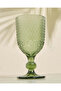 Green Glass Goblet 260ml - 3