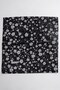 Women's Black Gray Floral Patterned Daily Use Cotton Stitched Writing - 2