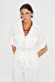 Women's Zippered and Waist-Tied Jacket - Shirt