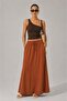 Beli Gathered Detailed Maxi Skirt - 2
