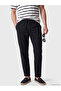 Black Slim Fit Gabardine Men's Trousers