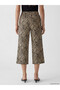 Lcwaikiki Classic Brown Elastic Waist Leopard Print Women's Trousers - 4