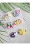 Baby Gift Pinterest Combinations Hairless Baby Hair Clips 6-Piece Mixed Sets Handmade Knitted Organic Baby Hair Accessories