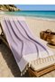 Honeycomb Beach Peshtamal |   Cotton - Natural Fringed |   Beach, Pool, Spa, Sauna, Sports, Travel Towel