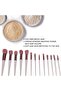 13Pcs Professional Makeup Brush Set, Soft Synthetic Brushes for Face & Eyes, Foundation Blush Eyeshadow Concealer Blending Cosmetic Brushes for Beginners - 7