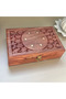 Exquisitely Hand Brass-Filled Wooden Jewelry Box| Handmade Decorative Case| Kit| Vanity| Organizer For Women, Girls, Necklaces, Gold, OUD BOX , Storage, Money, Wedding Gift , (15 x 10 inch)