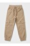 Unisex Ribbed Elastic Cuffed Cotton School Trousers - 5